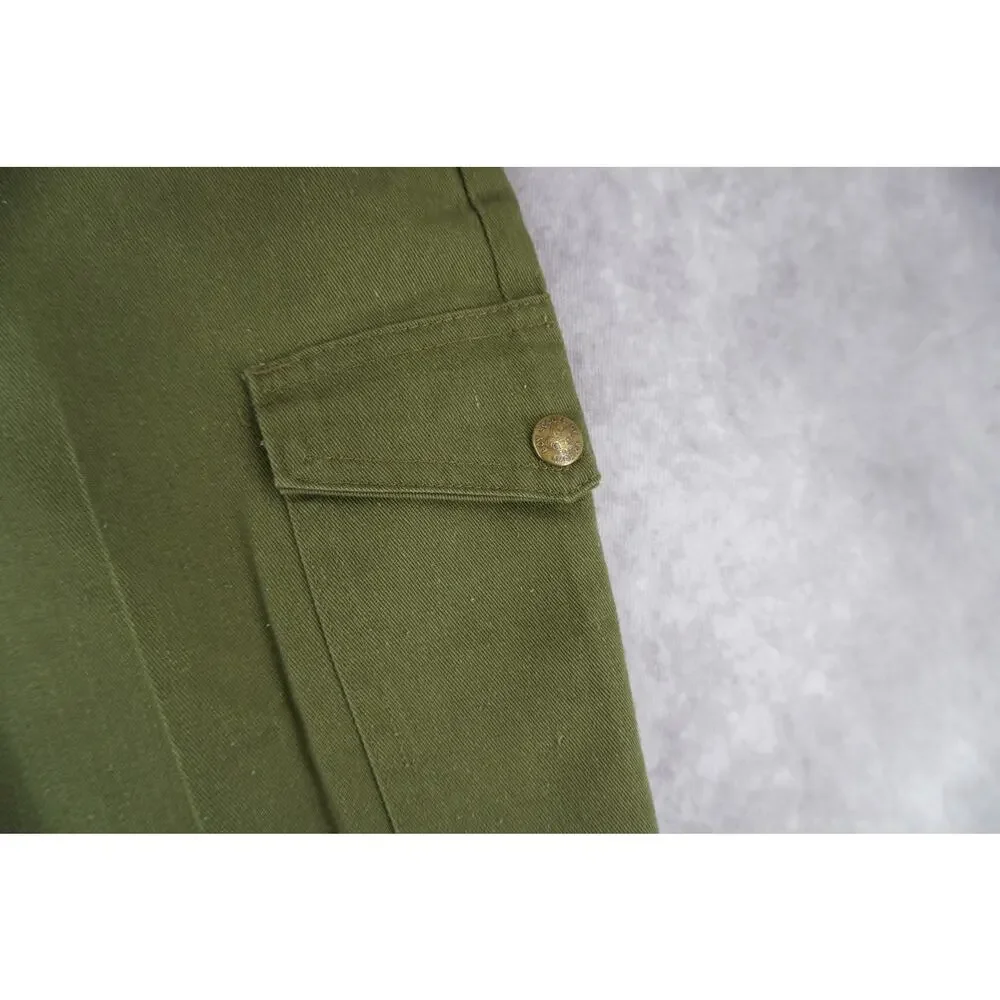 Vintage Boy Scouts of America BSA Olive Green Cargo Pants Approx 28x28